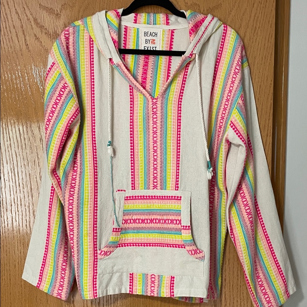 Xl Beach By Exist Multicolor Baha hoody hoodie 100% cotton